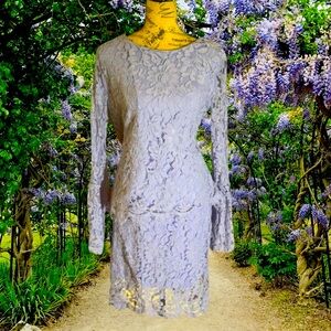 Simply Styled Light Lavender Lace Skirt and top set